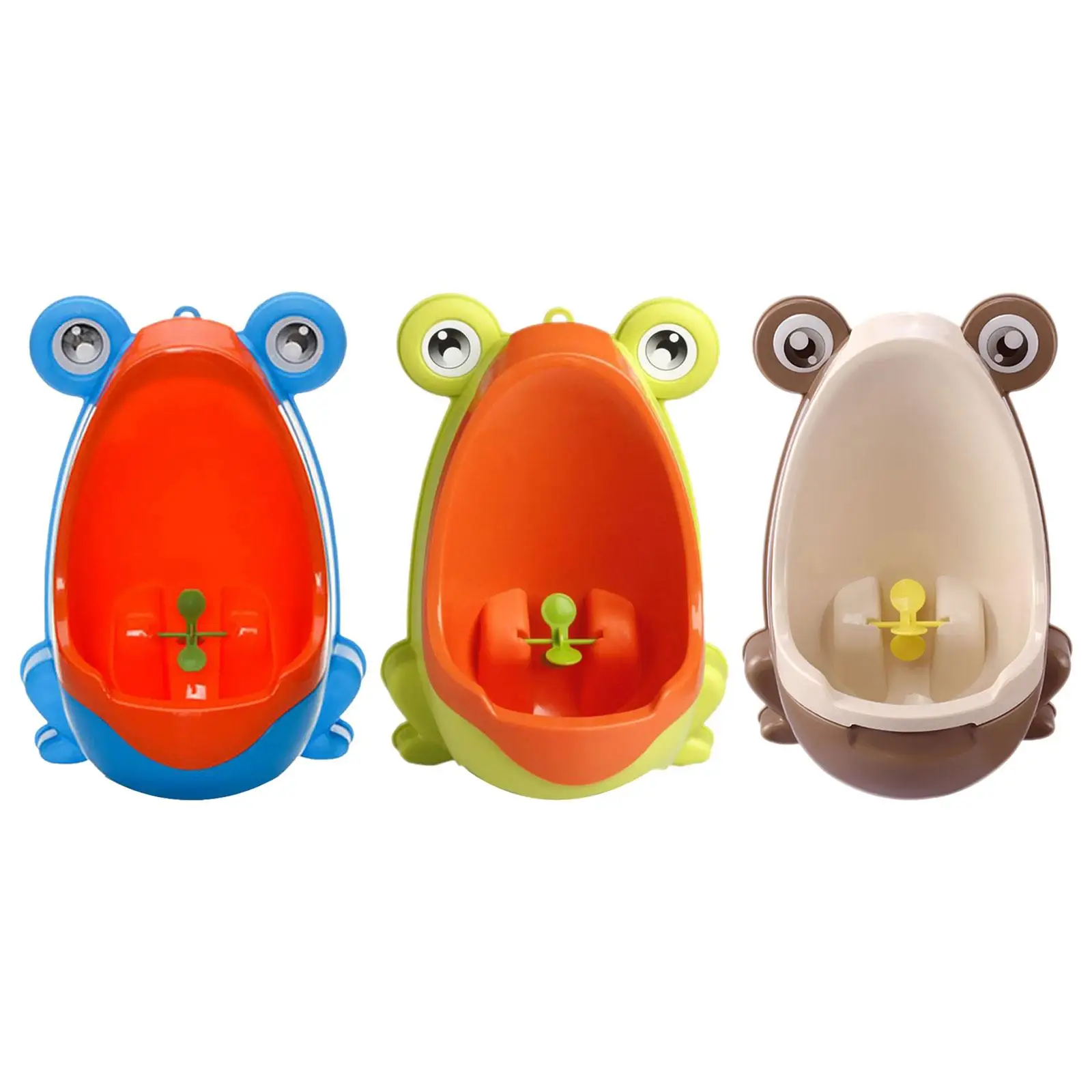 Boy Toilet Training Hanging Pee Trainer Con Fun Target Potty Trainer Orinatoio A Forma Di Rana Per Ragazzi Indoor Outdoor 2 E 6 Child