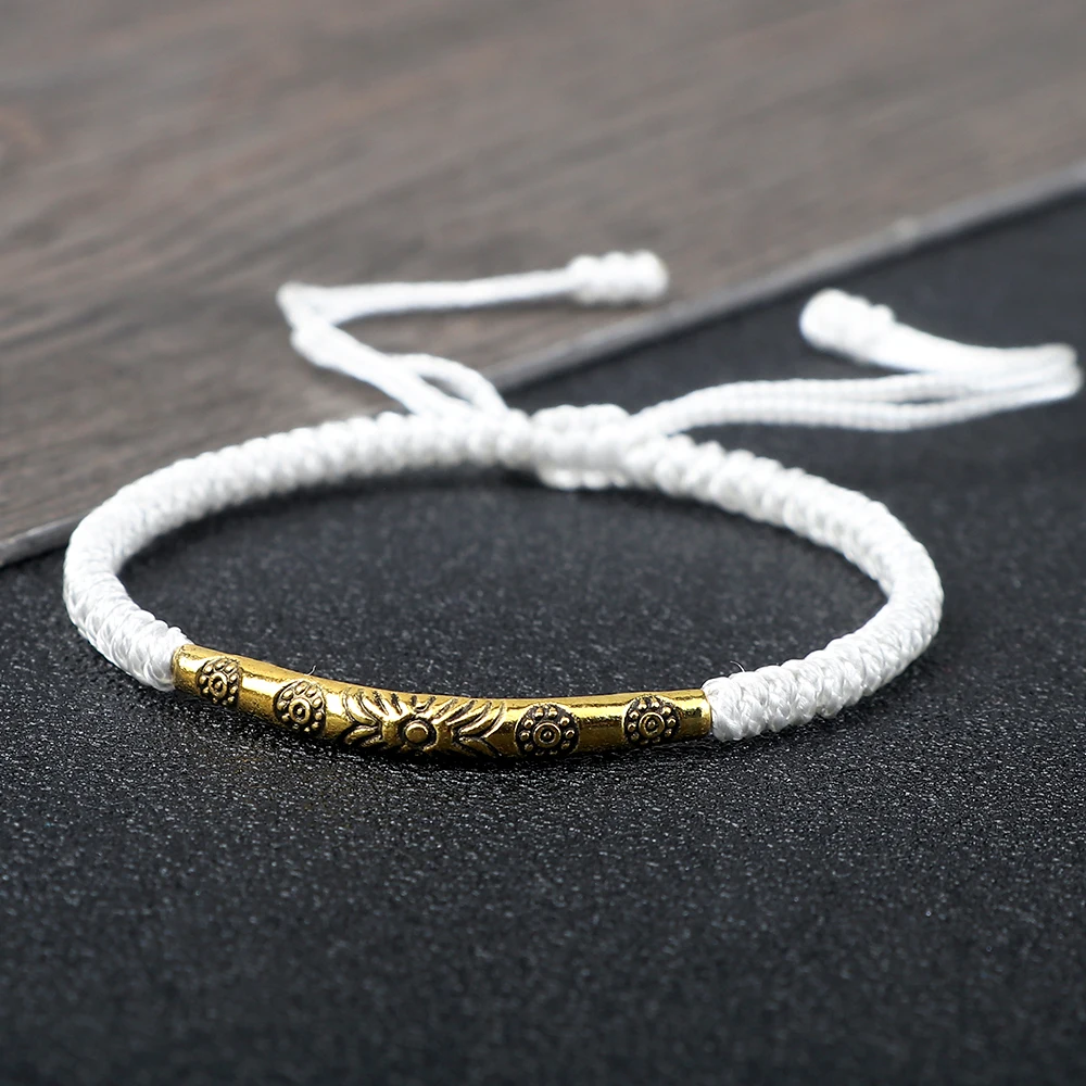 Woven Buddhist Bracelet Meaning Vintage Tibetan Buddhist