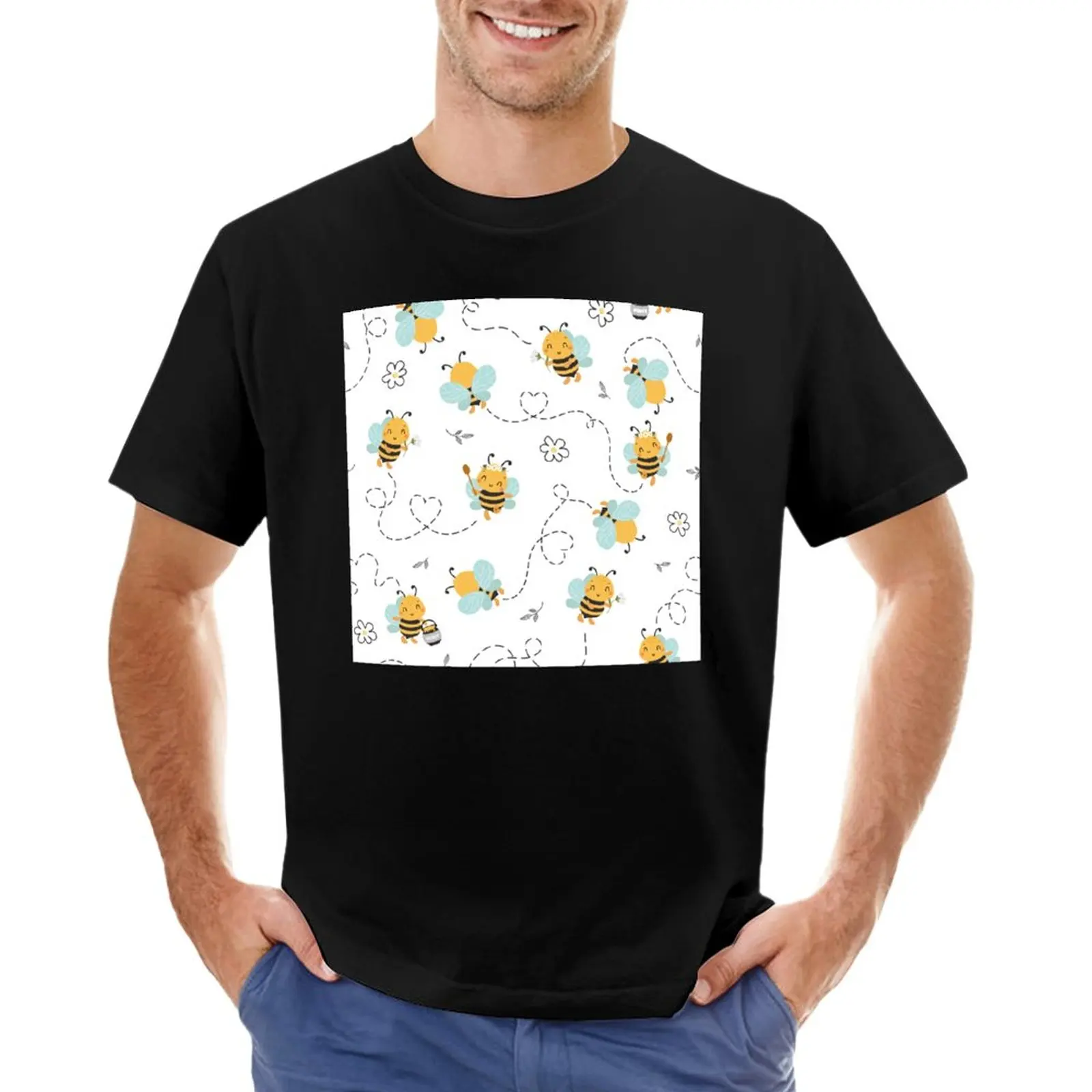 

Cute Bees T-Shirt T-shirt for a boy funny t shirts for men