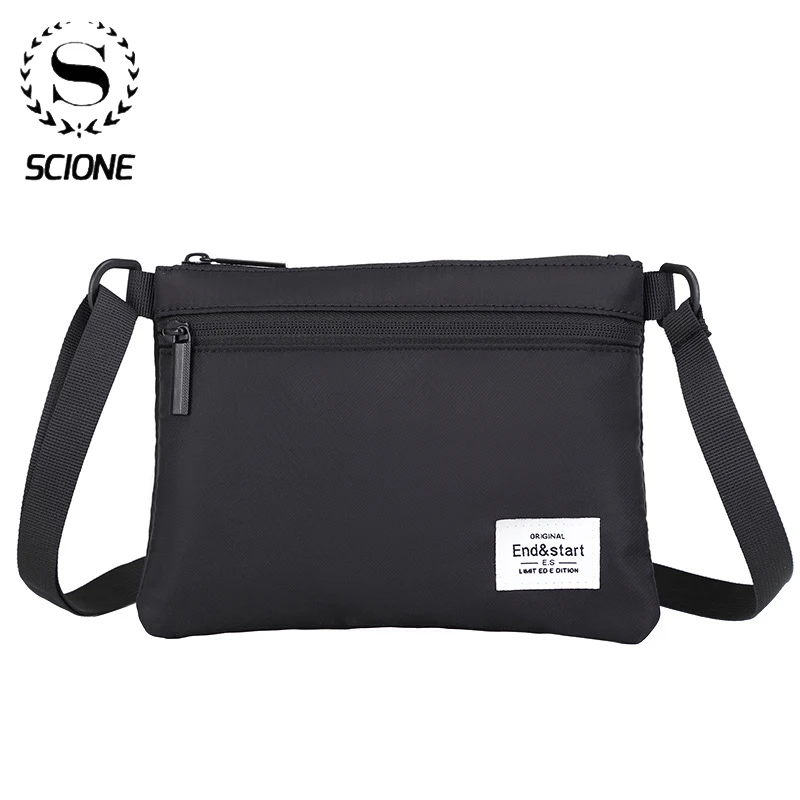 

SCIONE Men Crossbody Bags Casual Shoulder Pack Handbags Outdoor Fashion Simple Envelope Phone Coin Purses K478