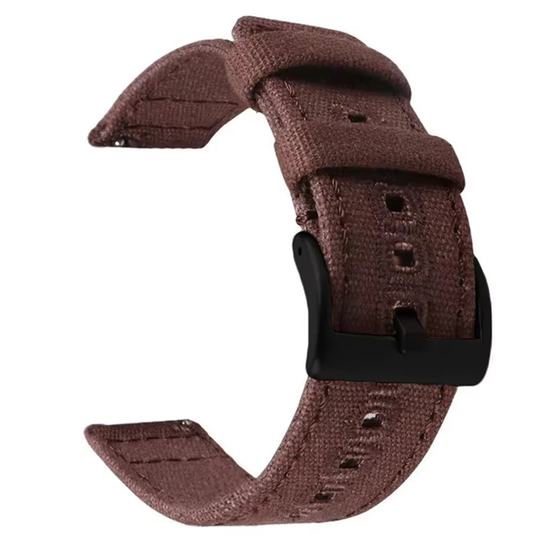 Canvas Nylon Quick Release Watch Strap with Pin Buckle