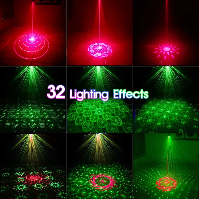 Rechargeable Mini LED Stage Light for Parties and Home Decor