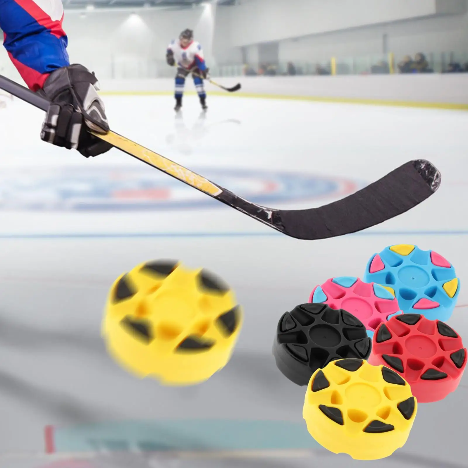 Roller Hockey Puck ABS High-density Street Land Hockey Sports Equipment  Practice Pucks For Ice Inline Street Hockey Training