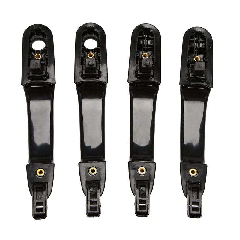 

8X Car Stylings Front Rear Right Left Black Exterior Outside Door Handle For Hyundai Tucson 2005 2006 2007 2008 2009