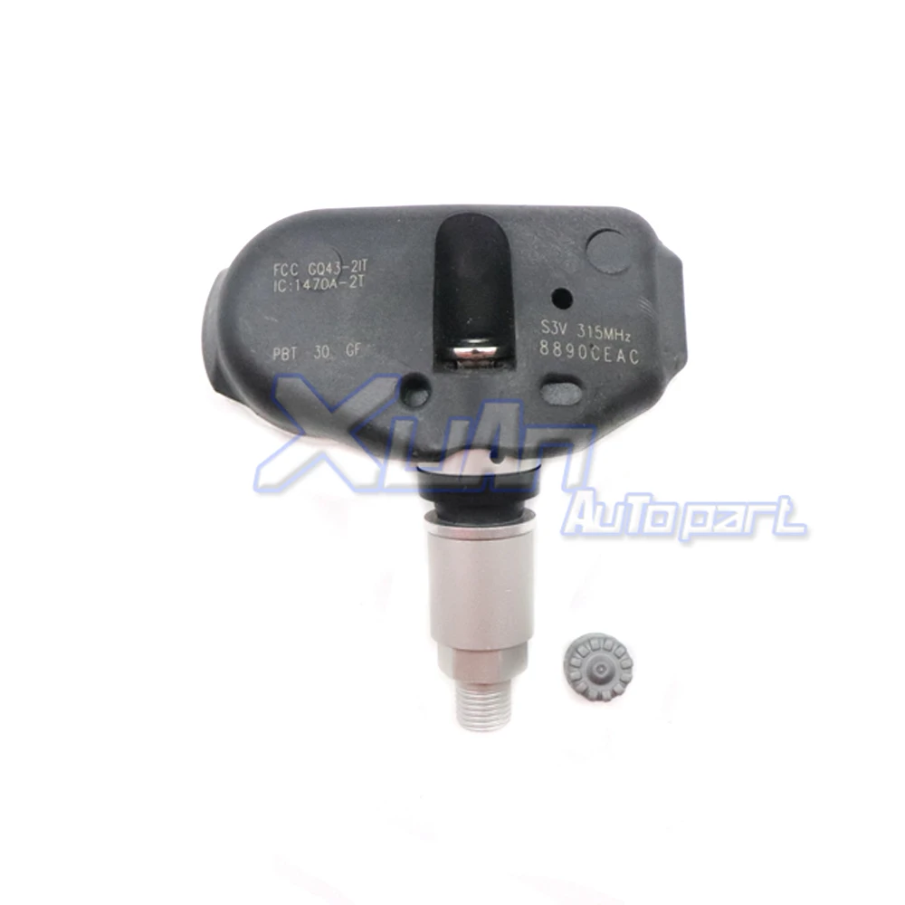 XUAN 4pcs TPMS 타이어 압력 모니터 센서 06421-S3V-A04 Honda Odyssey Pilot Ridgeline Acura MDX TL RL 3.2L 3.5L 2005-2014