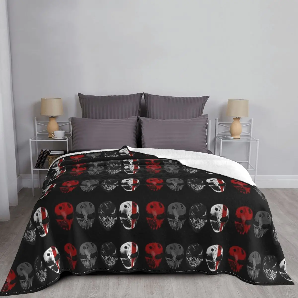 Devils Night Masks Blanket Bedspread On The Bed Throw - AliExpress