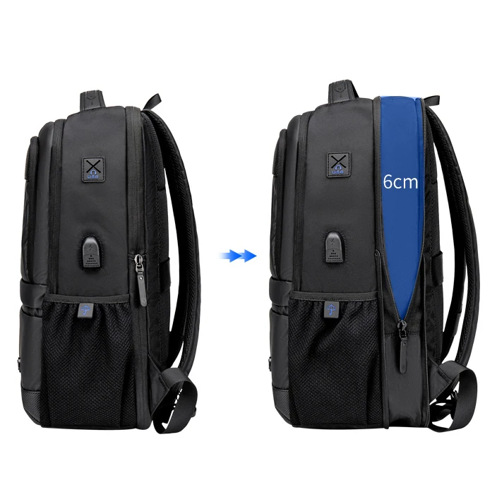 Arctic Hunter 2023 New Waterproof Polyester Casual Business Men's Computer Backpack Shockproof Computer Compartment 5