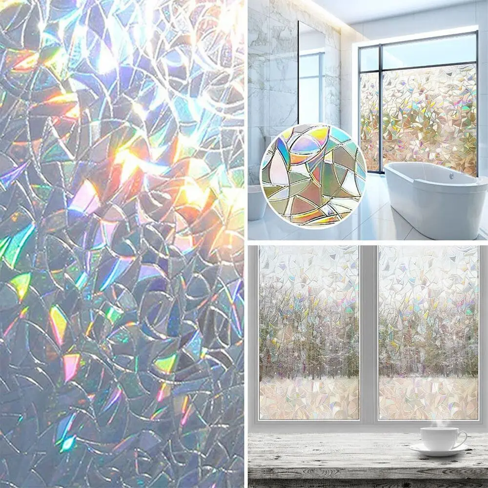 

3D Window Home Decoration Stickers Door Frosted Privacy Cover Window Film Sticker Glass Stickers Glass Paper