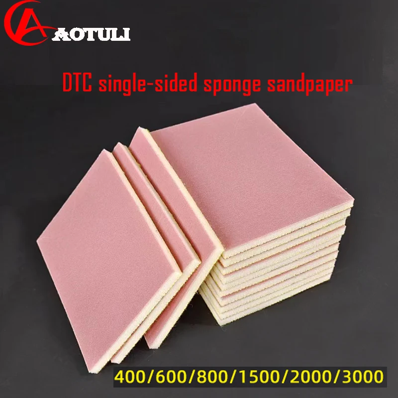 

DTC Sponge Sandpaper For FESTOOL /Mirka etc sander 75×100mm Dual Use of Dry and wet Car Polishing Flocking Self-adhesive