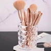1pc Cosmetic Storage Dustproof Makeup Brush Storage Bucket Cosmetic Brush Holder Cup Transparent Pen Holder For Dressing Table 1