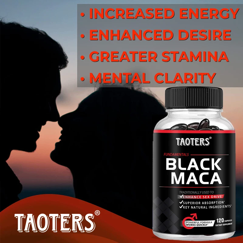 Black Maca Capsules for Endurance and Performance