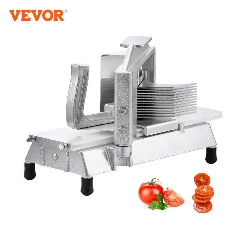 VEVOR Commercial Tomato Cheese Slicer 4.7MM Sharp Blades Kitchen Appliance Stainless Steel Home Manual Vegetable Fruit Cutter