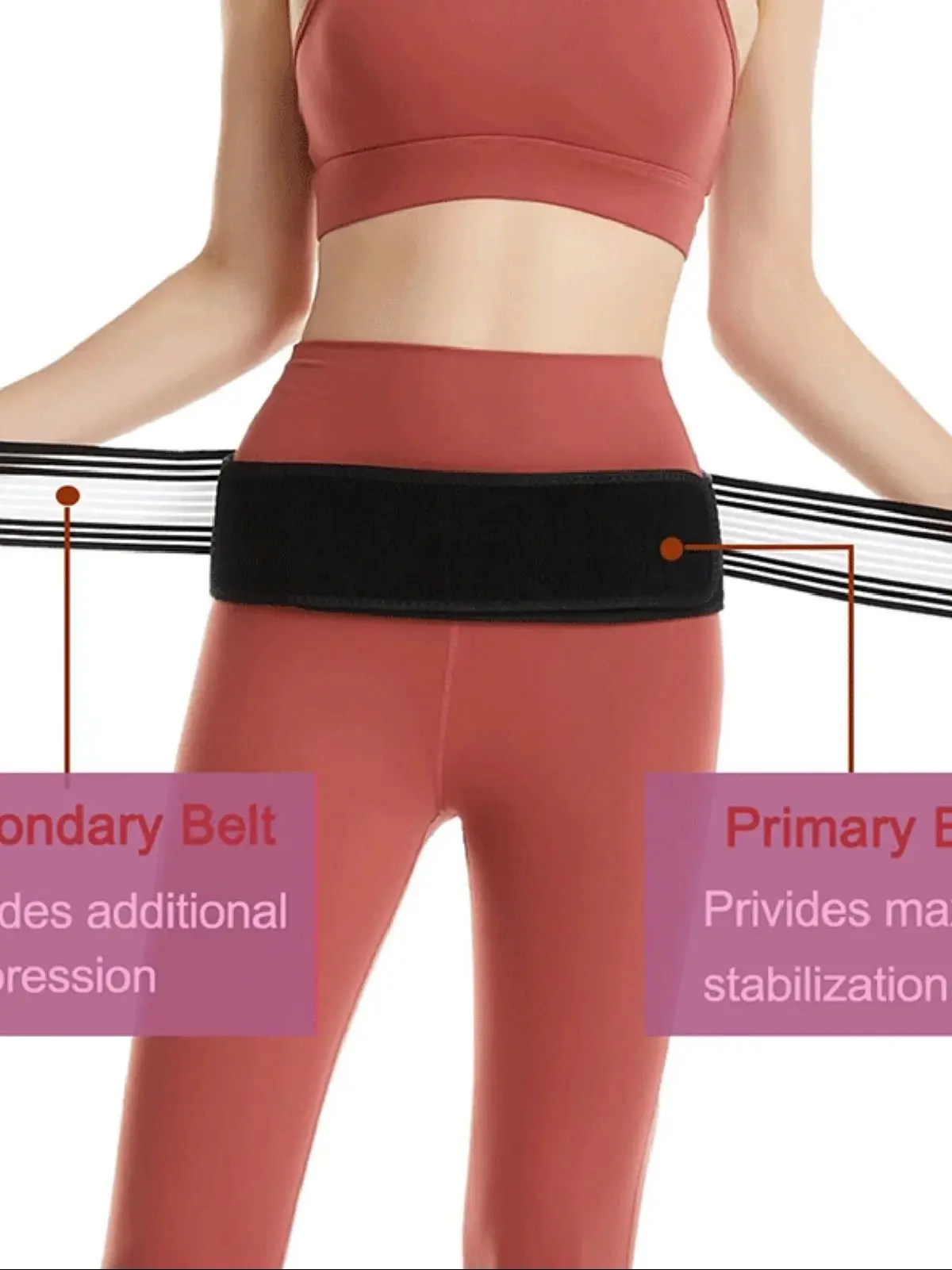 Description Picture 4 of itemAdjustable Pelvic Support Belt for Hip Back Pain Relief Neoprene Tailbone Protector Waist Sacroiliac Joint Support for Women