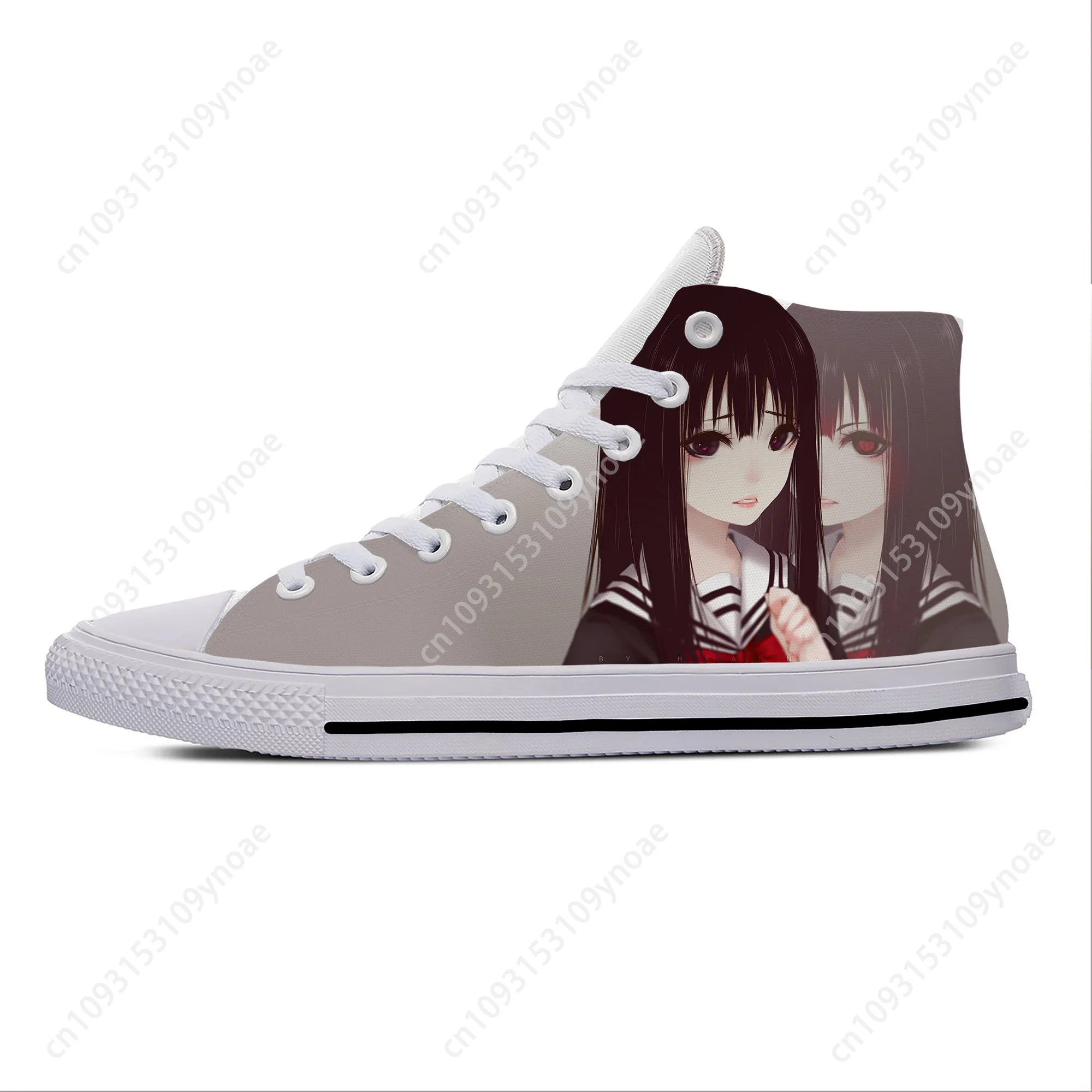 Anime Magical Girl Mahou Shoujo Site Asagiri Aya Casual Cloth Shoes High Top Lightweight Breathable 3D Print Men Women Sneakers 2