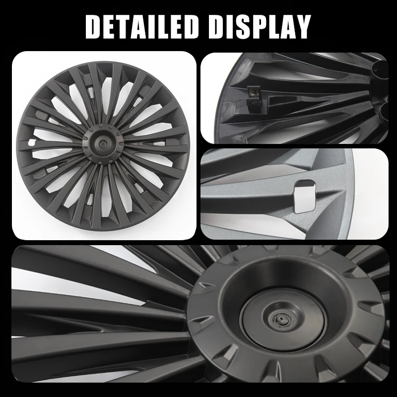4個入りハブキャップ 19インチ 車用交換ホイールキャップ 自動車用ハブ