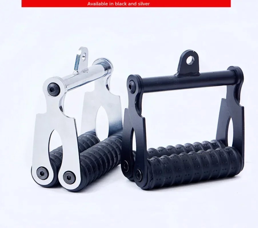 Rowing Handle Barbell Bar Training Arm Strength Pull Down Deadlift Pressure Handle Fitness Grip Gym Equipment Accessories