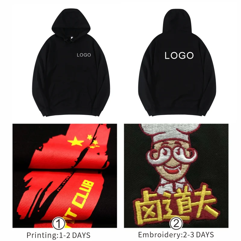 Fashionable pullover sweatshirt print Embroidered on autumn and winter hoodies Personalized design of tops pattern diy