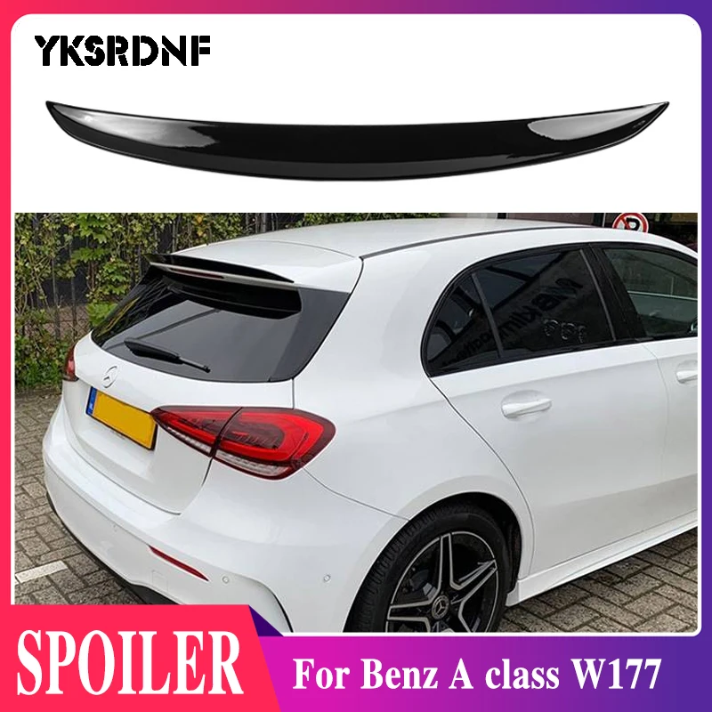 Car Black Rear Spoiler For Mercedes Benz A class W177 A180 A160 A200