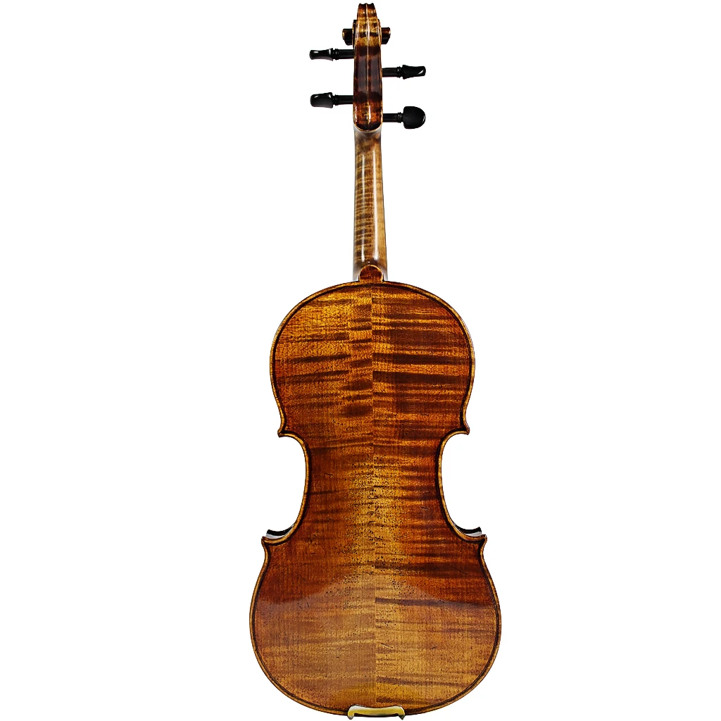 Violin 4/4 Antonio Stradivarius 1715 100% Handmade Oil Varnish With Carbon Fiber Bow And Foam Case FPVN02
