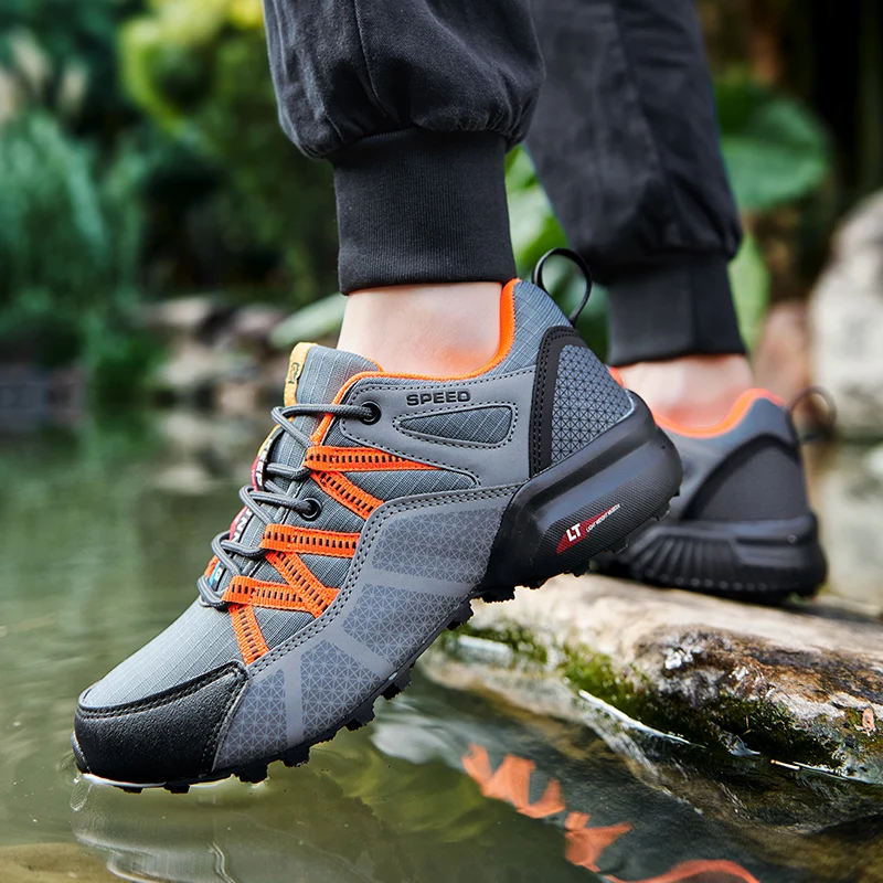 Hiking Shoes Men Women Waterproof Outdoor Trainers Lace-up Climbing Trekking Sneakers Mountain Walking Hunting Tactical