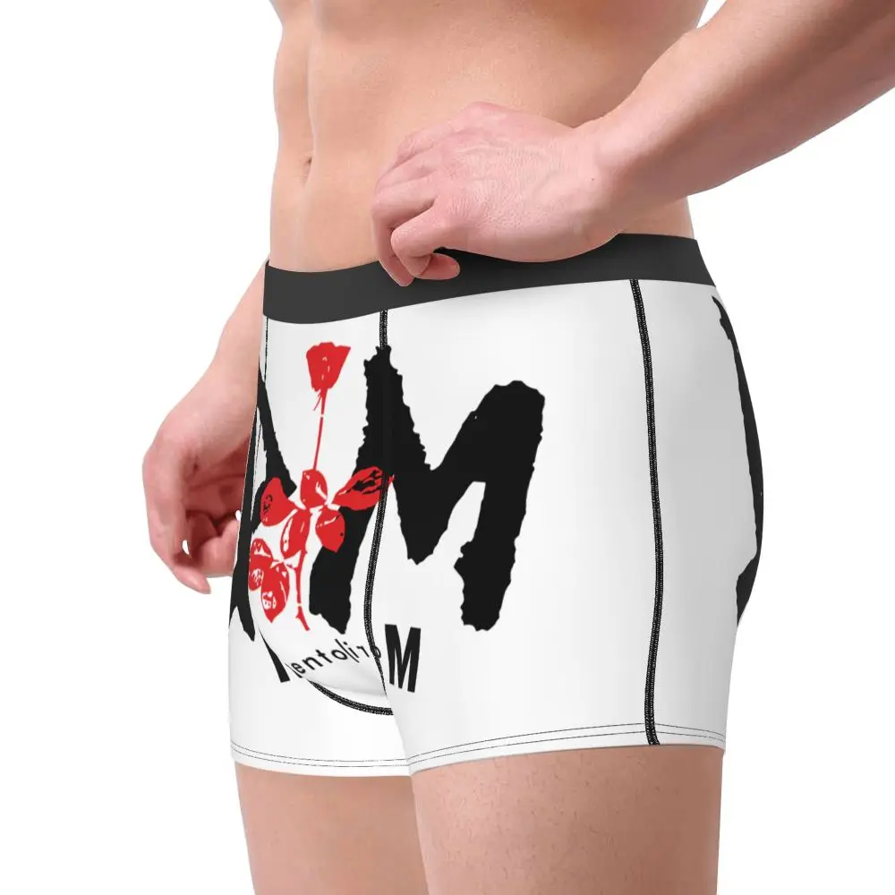 Custom Electronic Rock Depeche Cool Mode Boxers Shorts Men Briefs Underwear Cool Underpants