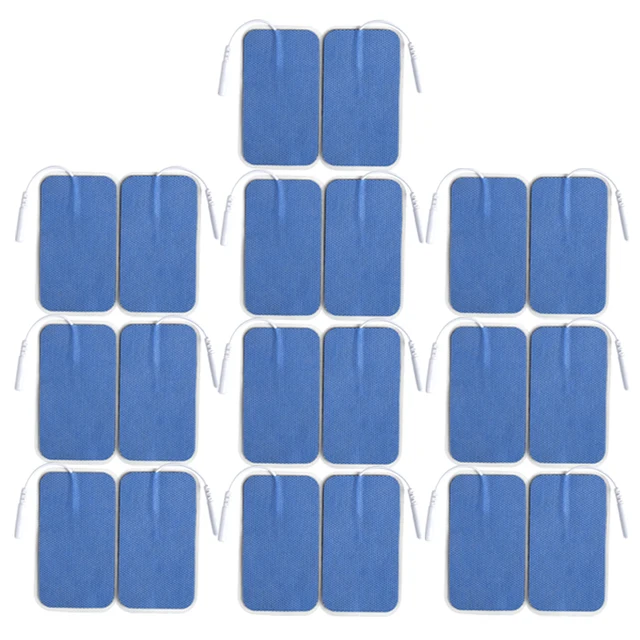50/100pcs 5x9cm Tens Electrode Pads Physiotherapy Accessories EMS Muscle Stimulator Patch Replacement Pads Body Massager 4