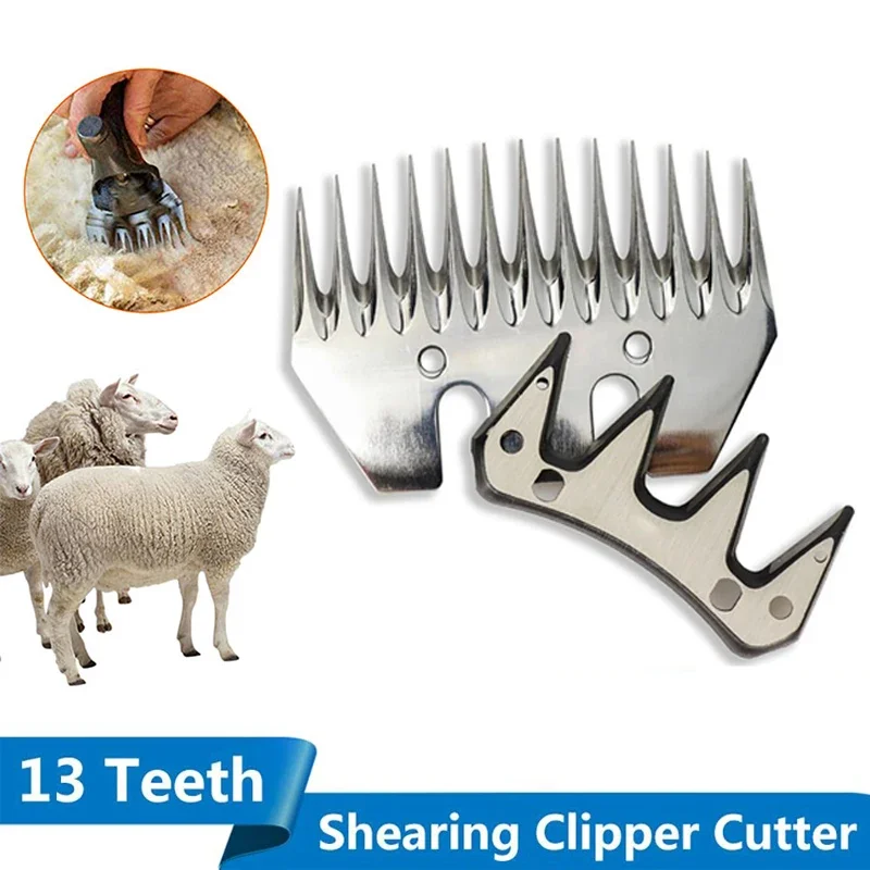 

Sheep/Goats Shearing Clipper Straight 13 Tooth Blade Sheep Clipper Shear Scissors