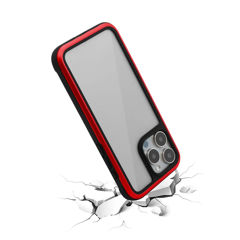 KZDOO Ares Back Case Luxury Cover Soft Rubber Metal Frame Anti