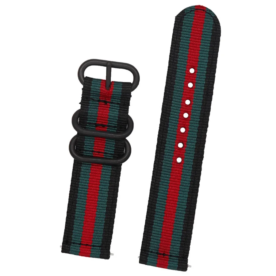 Durable 24mm Canvas Nylon Strap - Versatile Wristband