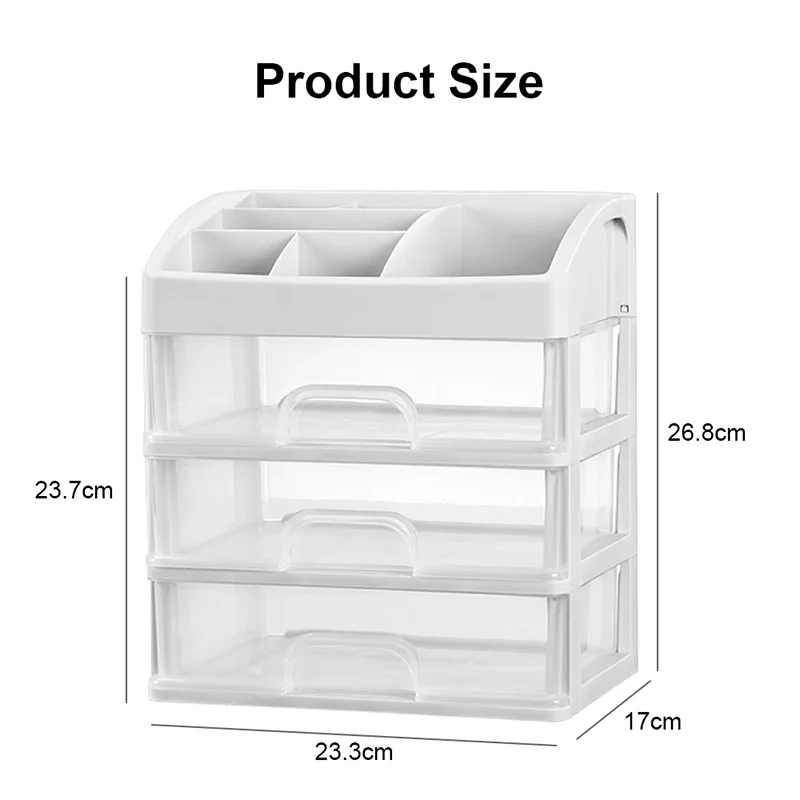 Drawer Makeup Organizer Cosmetic Storage Box Jewelry Container Box Dressing Table Storage Rack Multi-layer Desktop Organizer 6