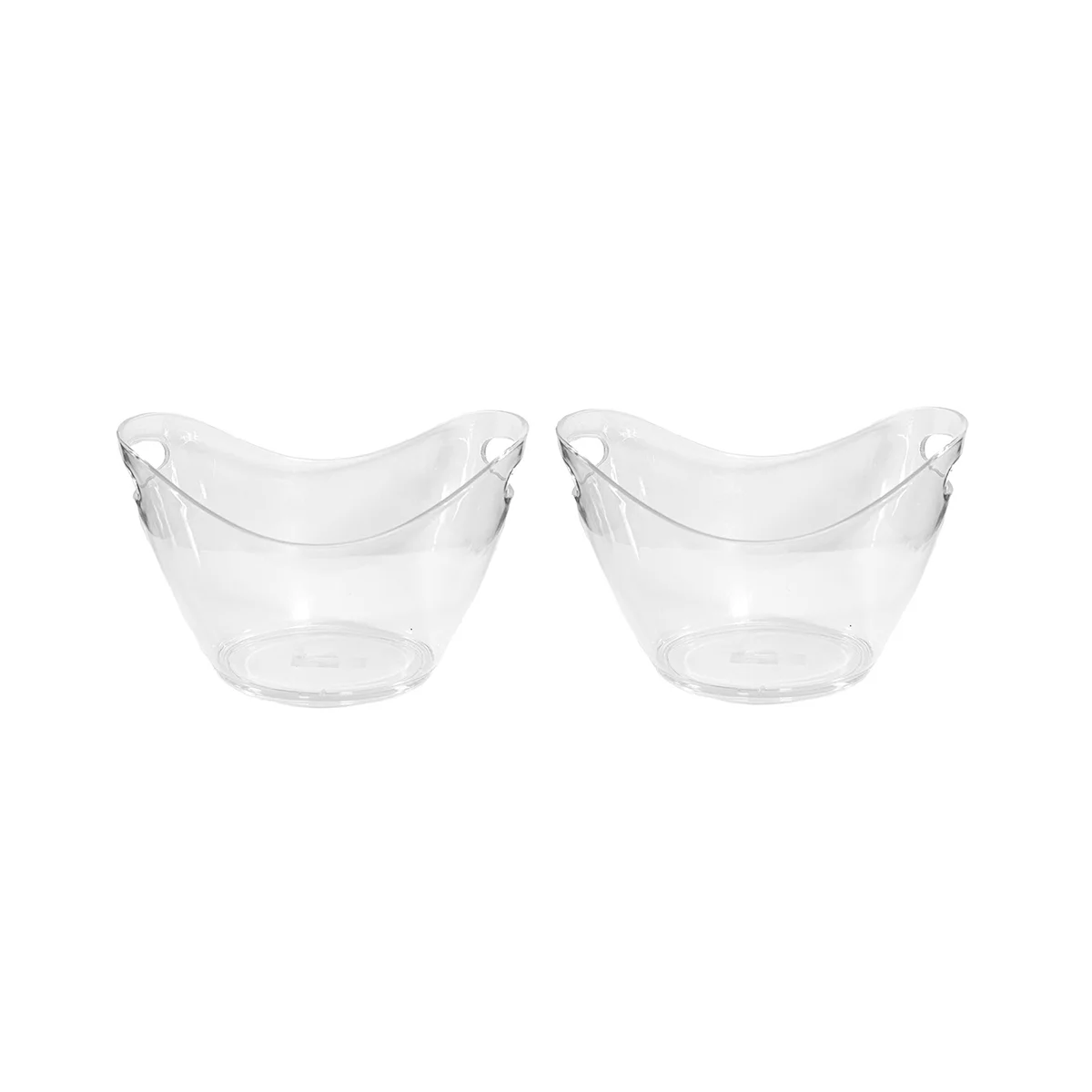 

2Pcs Large Ice Bucket for Cocktail Bar Mimosa Bar Supplies Ice Tub Champagne Bucket Ice Buckets for Parties