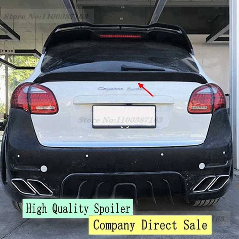

Спойлер на крышу багажника из настоящего углеродного волокна для Porsche Cayenne 958 2011 2012 2013 2014 года