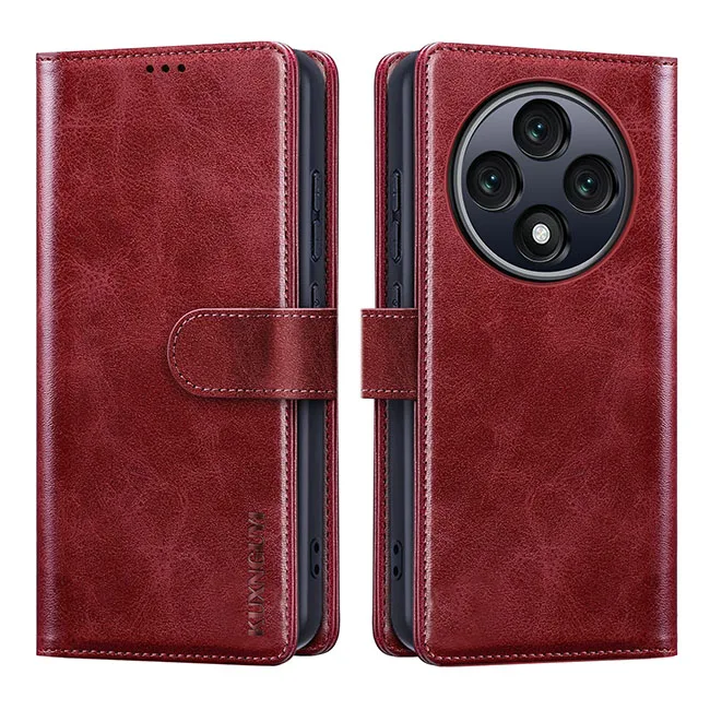 Premium Magnetic Flip Leather Wallet Case with Card Holder