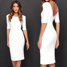 

European And American-Style Cross-Border Women's Clothing2021Summer Explosion Models Solid Color Sexy Backless Dress Amazon