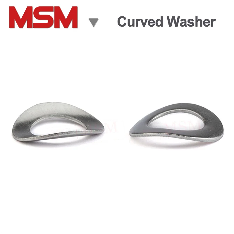 100Pcs Stainless Steel GB860 Curved Spring Washers M2 M2.5 M3 M4 M5 M6 M8  M10 Wave Shape Elastic Spring Washers Step Motor Use - AliExpress