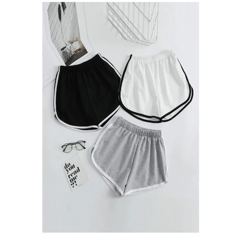 Summer Casual Bottoms Ladies Girl Shorts Streetwear Female Women Fitness Joggers Sports Running Breathable Plus Size Short Pants