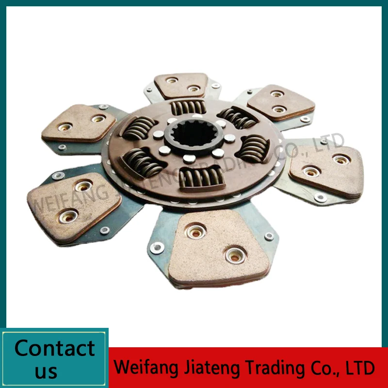 For Foton Lovol tractor parts TE300.21 Main clutch friction disc Assembly motorcycle engine parts clutch gear friction plate 7th floor for zs174mm cbs300