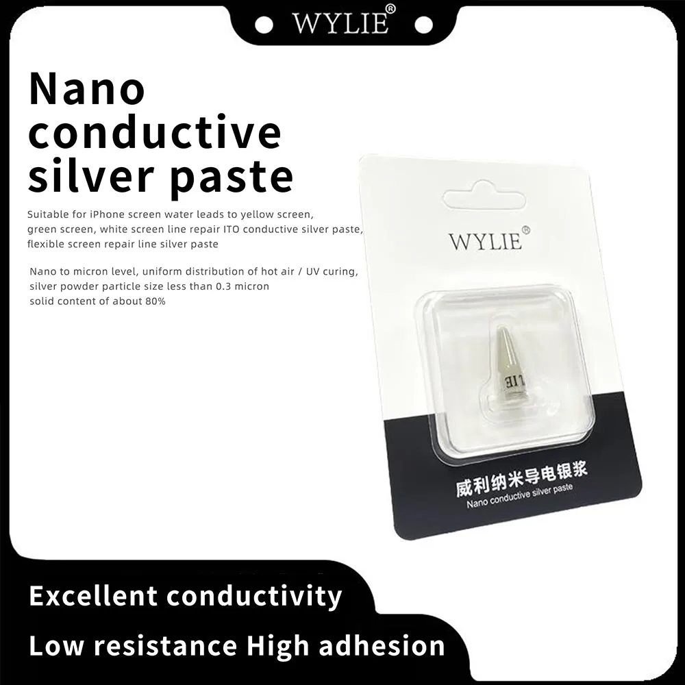 Wylie Nano Conductive Silver Used for iPhone Repair Yellow Green White Screen Circuits Caused Water Ingress Damaged Screen