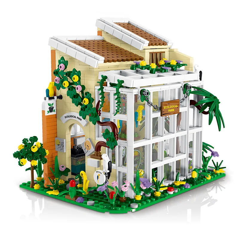 MORK 031063 Ecological Park Street View Compatible with Lego MOC