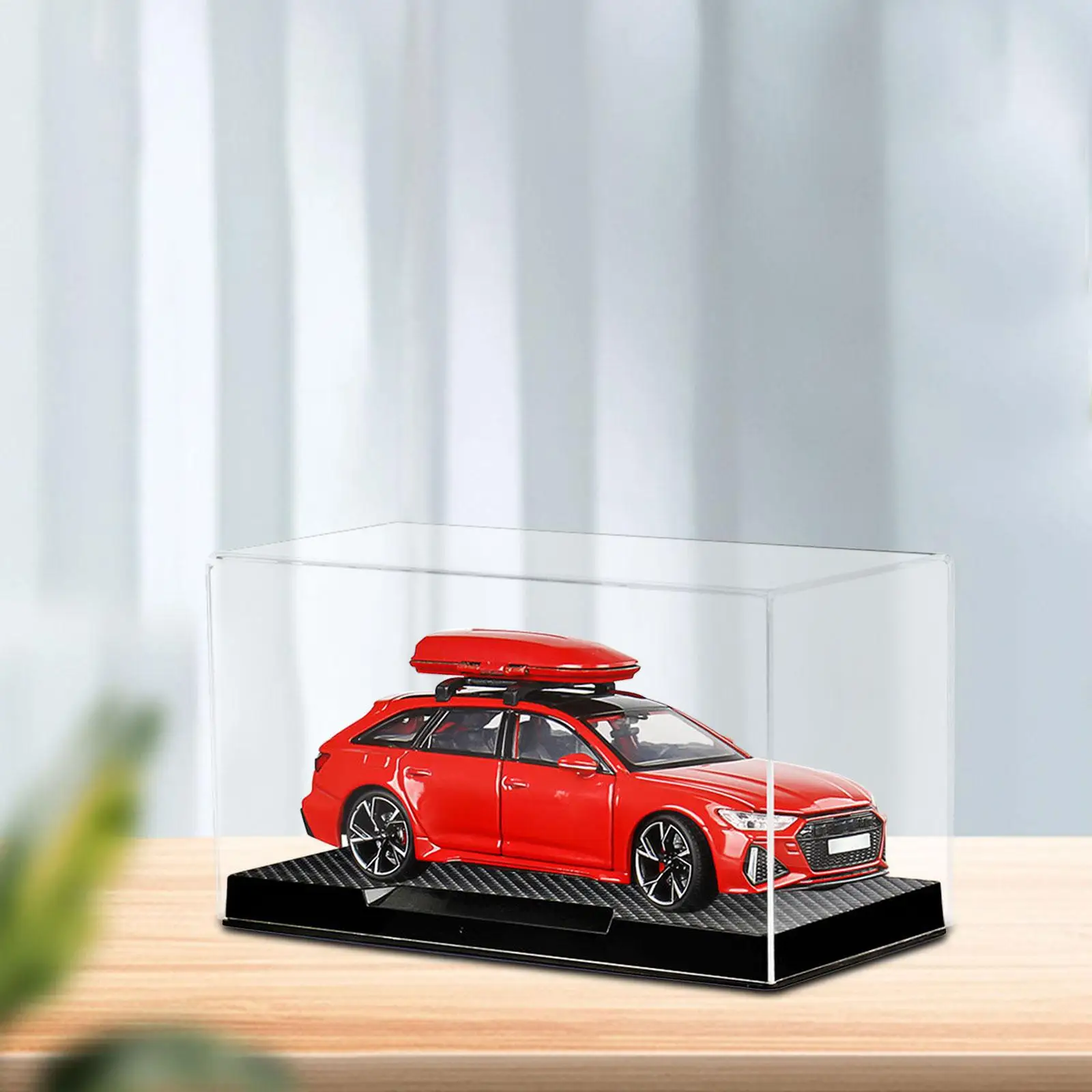 Clear Acrylic Display Case Display Stand Transparent Strong Dust Cover,1:32 Scale Model Cars Showcase for Collectibles Boy