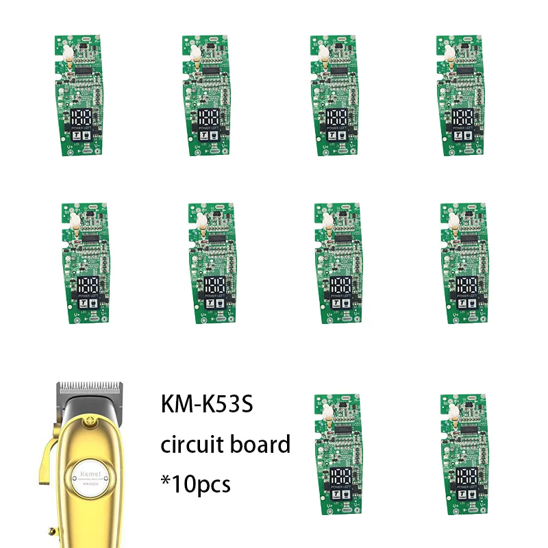 Kemei-placa de circuito K53S para hombre, accesorios para cortadora de pelo, máquina de corte de pelo