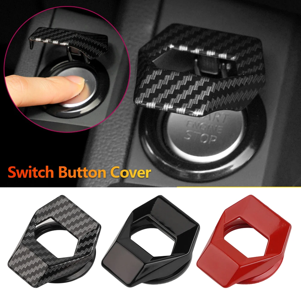 Engine Start/Stop Button Decorative Cover - Stylish Interior Auto Accessory