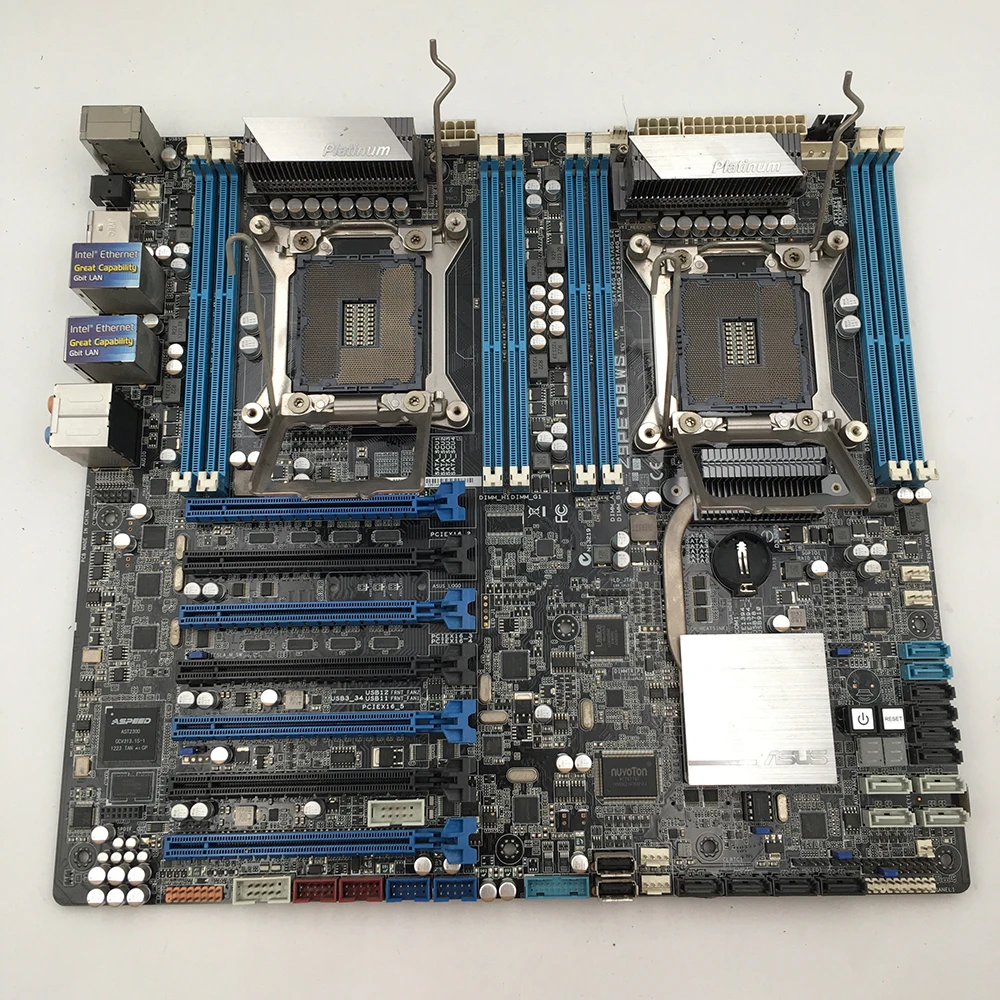 Server Motherboard For Asus For Z9PE-D8 WS 14*SATA 7*PCI-Ee E5-2696 2680 V2 Fully Tested, Good Quality Hot 5 Server Motherboard For Asus For Z9PE-D8 WS 14*SATA 7*PCI-Ee E5-2696 2680 V2 Fully Tested, Good Quality Hot - Image 3