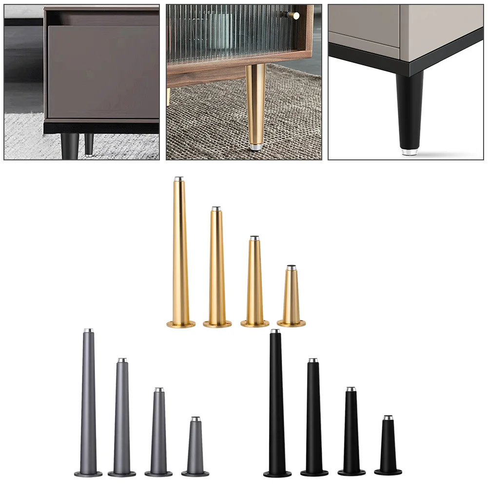

1pcs Space Aluminum Alloy Furniture Legs 10/15/20/25CM Adjustable Table Feet For Cupboards Sideboards Buffet Table Footstool