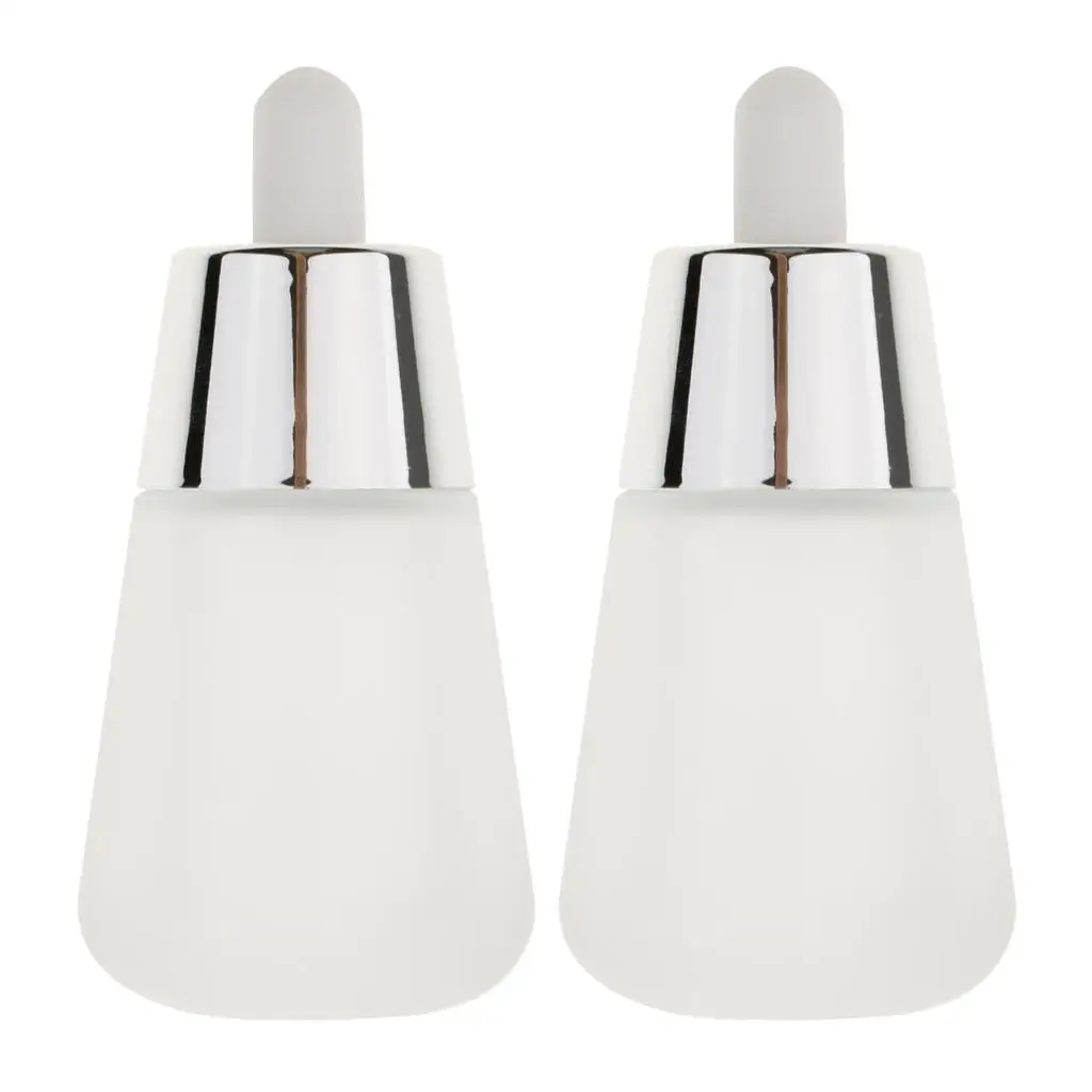 

Флакон с пипеткой, 2 шт., флакон для духов, стеклянные янтарные контейнеры для эфирных масел