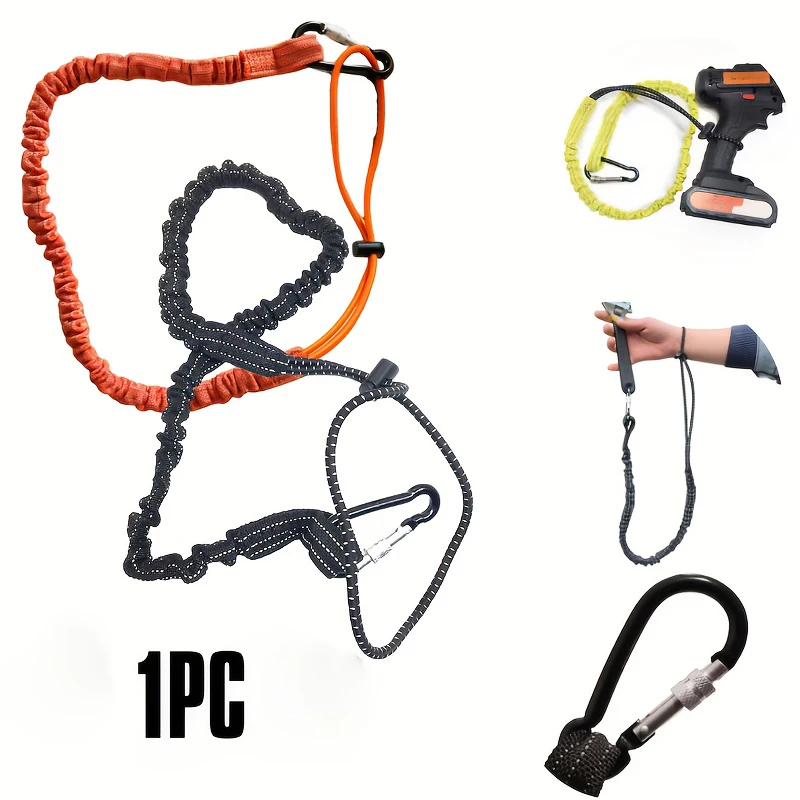 Heavy-Duty Black Tool Lanyard - Ensure Safety and Reliability