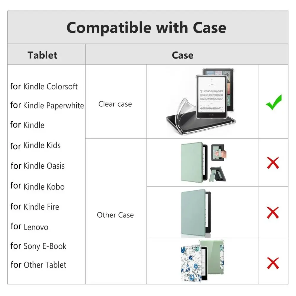 Premium PU Leather Hand Strap & Elastic eReader Holder