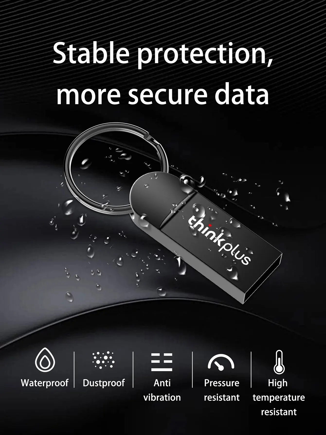 Usb flash drive Lenovo 64GB USB Flash Drive Thumb Zip USB 2.0 Memory Stick Keychain