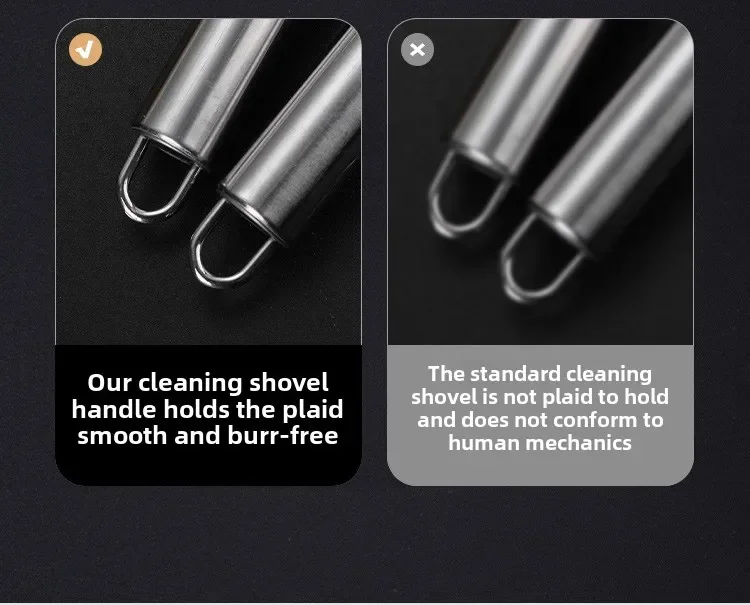 1-20 pezzi di accessori da cucina multifunzionali per la casa in acciaio inossidabile, spatola per la pulizia del frigorifero, raschietto per macchie di sbrinamento_voghion.com