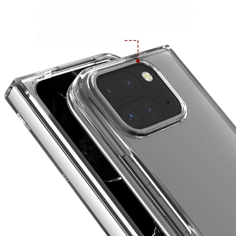 Sleek Clear Hard Case - Ultra Thin & Shockproof Back Cover